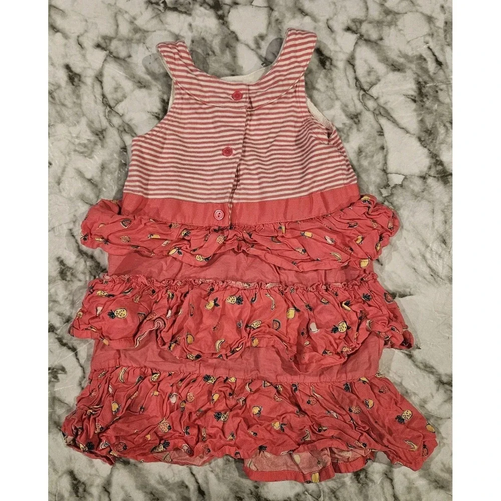 Gymboree Fruit Ruffle Tiered Dress‎ 3t
